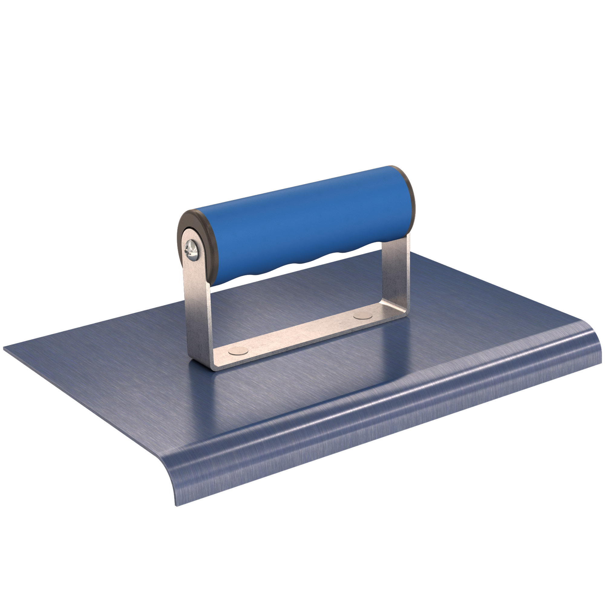 BonTradeTough, Edger - Blue Steel 9 x 6 - 1/2R 5/8 L CMFT Grip, Blade Material Bronze, Model# 22-734